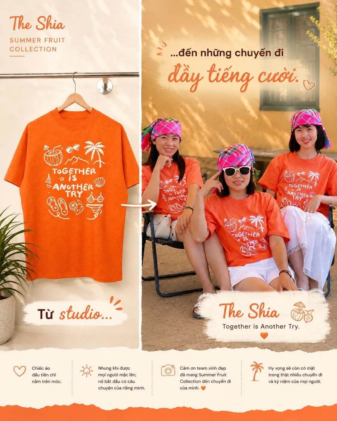 Sắc cam cho chuyến đi cùng nhau