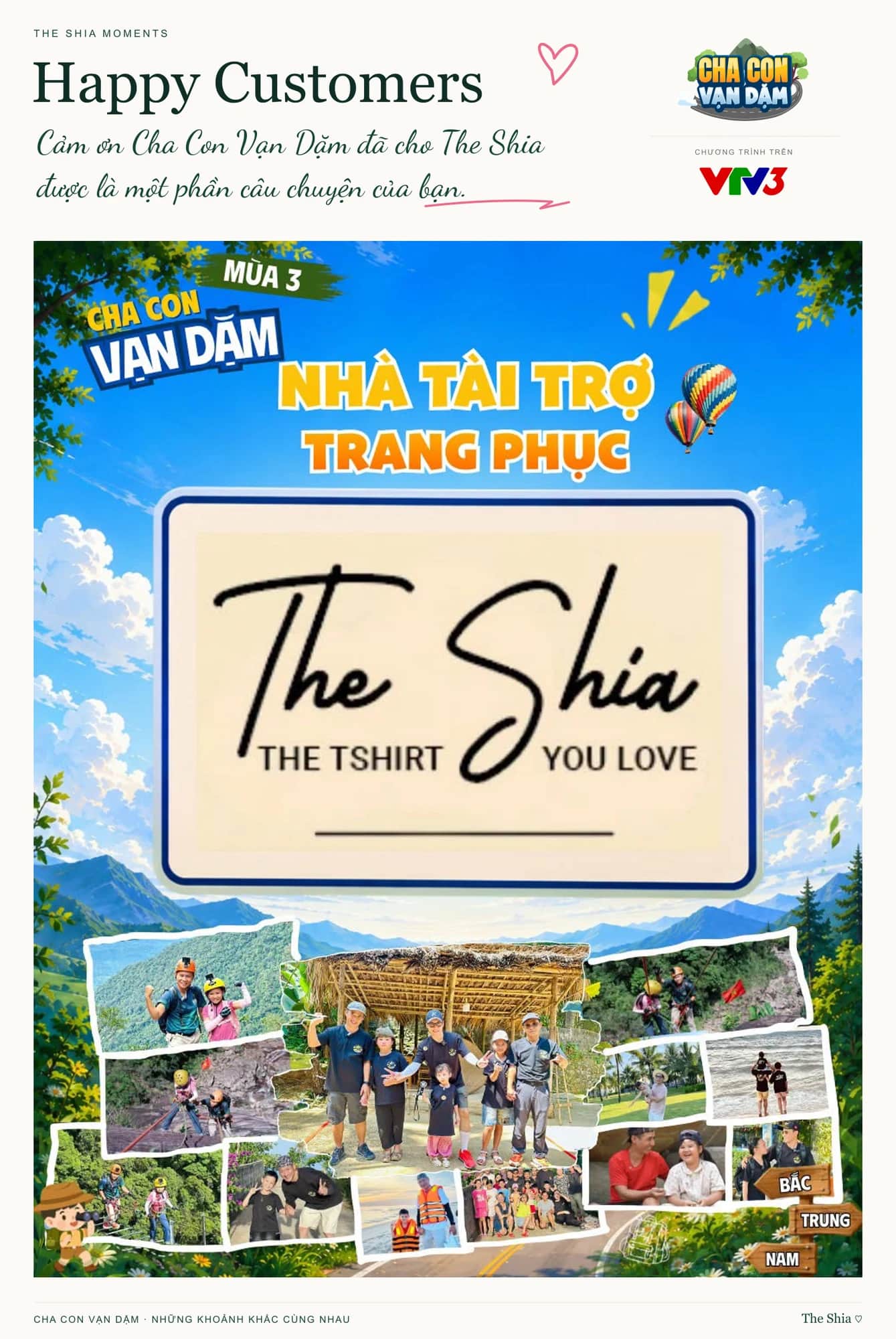 The Shia · Nhà tài trợ trang phục mùa 3