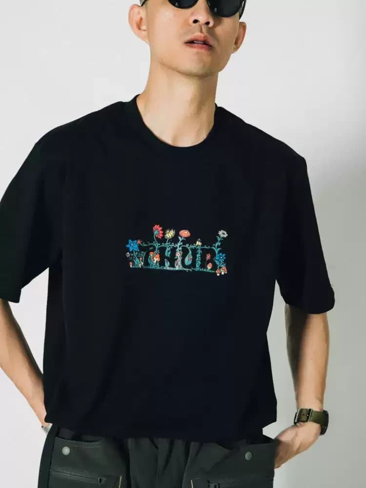 ÁO THUN NAM HỌA TIẾT FLORAL LETTER — ảnh 2