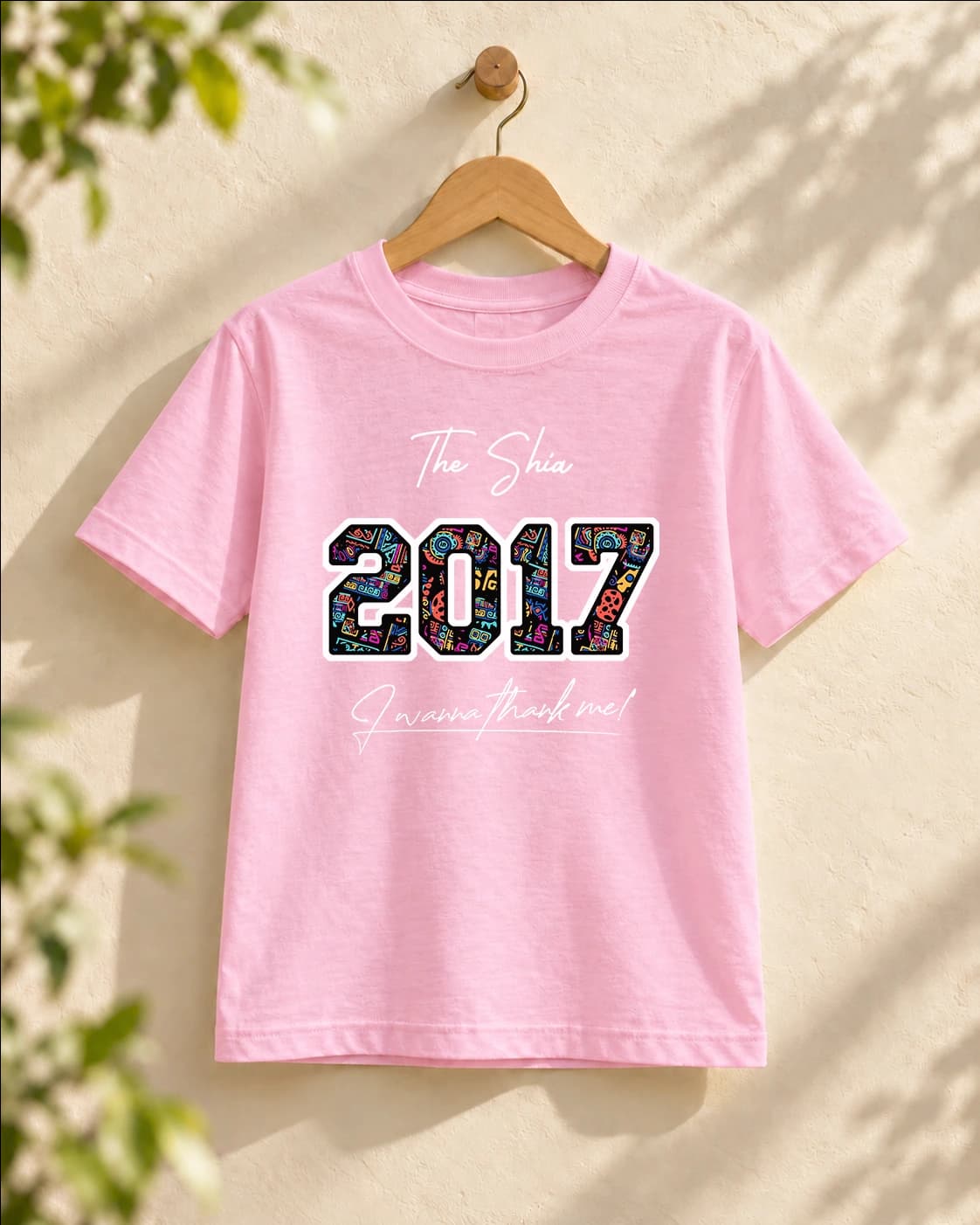 Áo thun năm sinh 2017 họa tiết thổ cẩm — ảnh 4