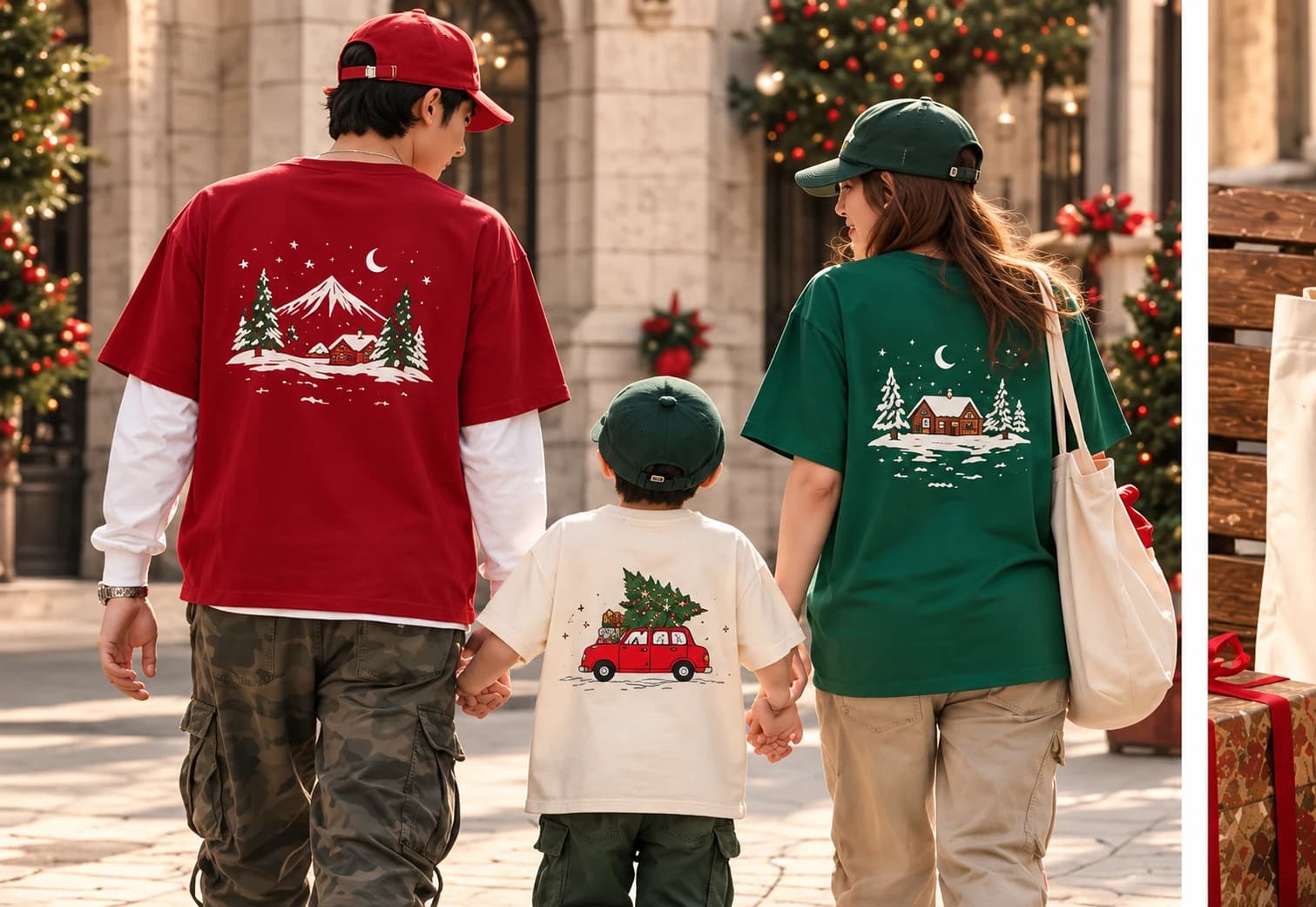 Christmas Graphic Family Tee – Áo Thun Gia đình Giáng Sinh — ảnh 5