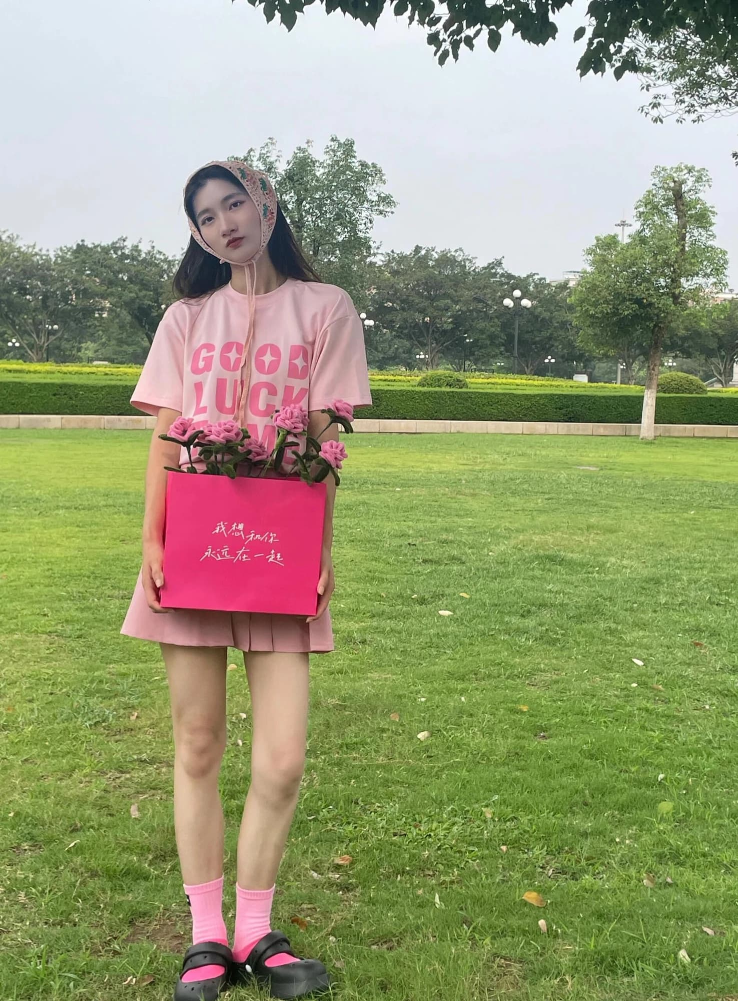 Áo thun gia đình Good Luck To Me — ảnh 3