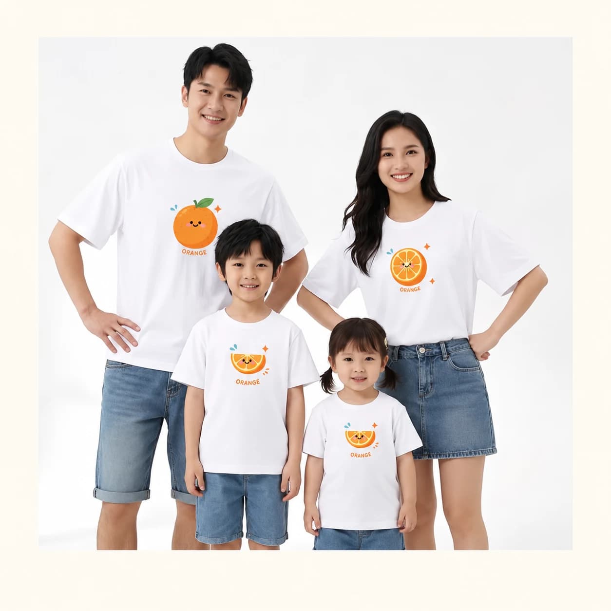Áo Thun Gia Đình Orange – Họa Tiết Trái Cam — ảnh 1
