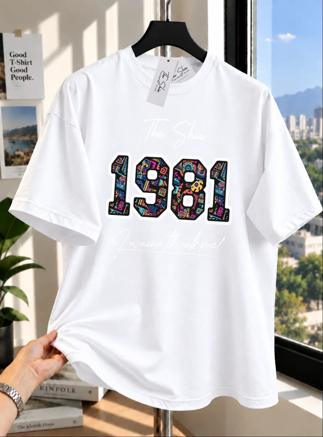 ÁO THUN NĂM SINH 1981 HỌA TIẾT THỔ CẨM — ảnh 9