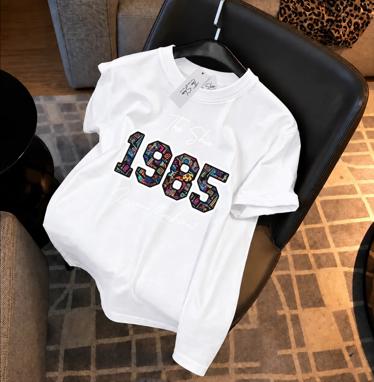 ÁO THUN NĂM SINH 1985 HỌA TIẾT THỔ CẨM — ảnh 8