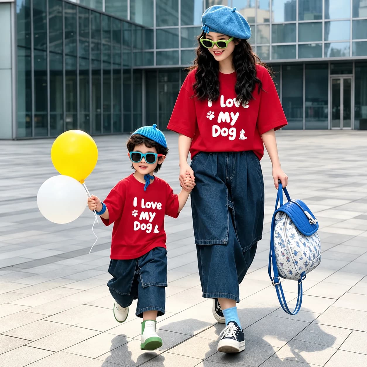 Áo Thun Gia Đình I Love My Dog – Họa Tiết Chú Chó — ảnh 2