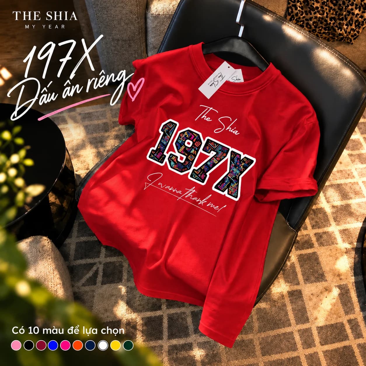 ÁO THUN MY YEAR 197X HỌA TIẾT THỔ CẨM