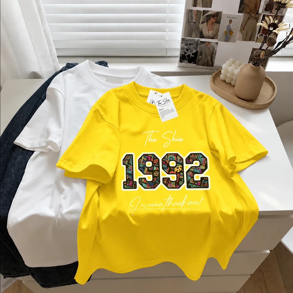 ÁO THUN NĂM SINH 1992 HỌA TIẾT THỔ CẨM — ảnh 9