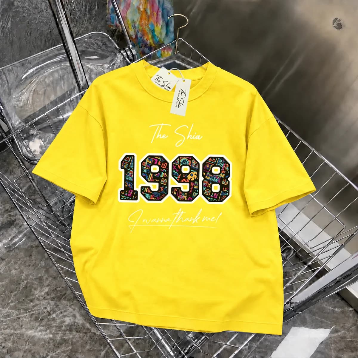 ÁO THUN NĂM SINH 1998 HỌA TIẾT THỔ CẨM — ảnh 2