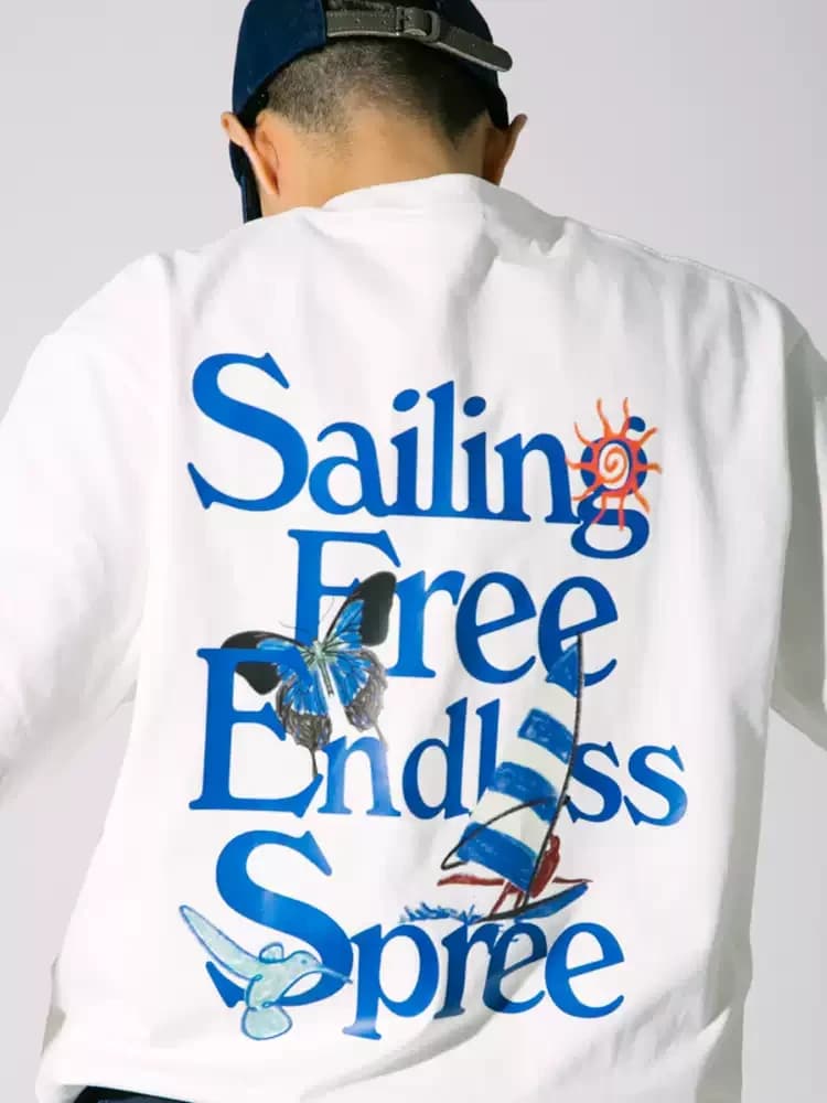 ÁO THUN NAM HỌA TIẾT SAILING FREE — ảnh 6