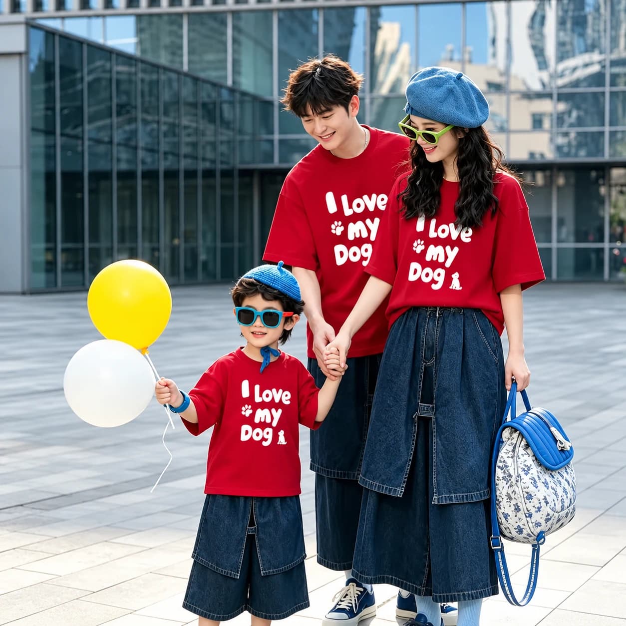 Áo Thun Gia Đình I Love My Dog – Họa Tiết Chú Chó — ảnh 1