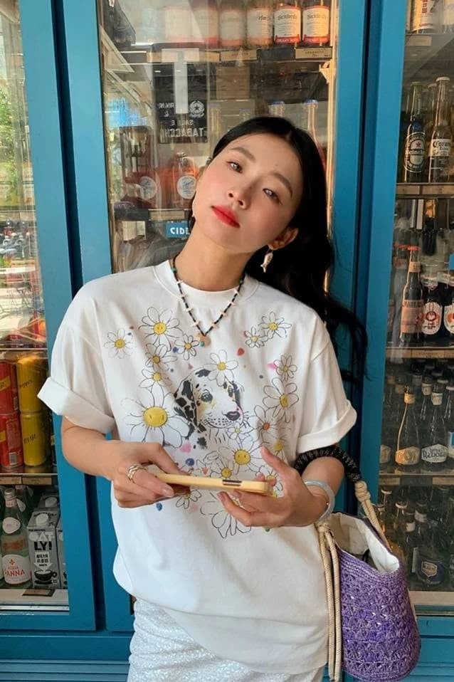 Áo thun nữ Daisy Cat Print — ảnh 6