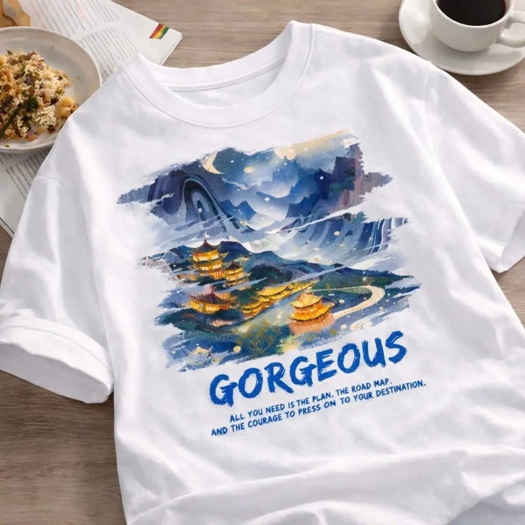 ÁO THUN HỌA TIẾT BLUE VIBES — ảnh 6