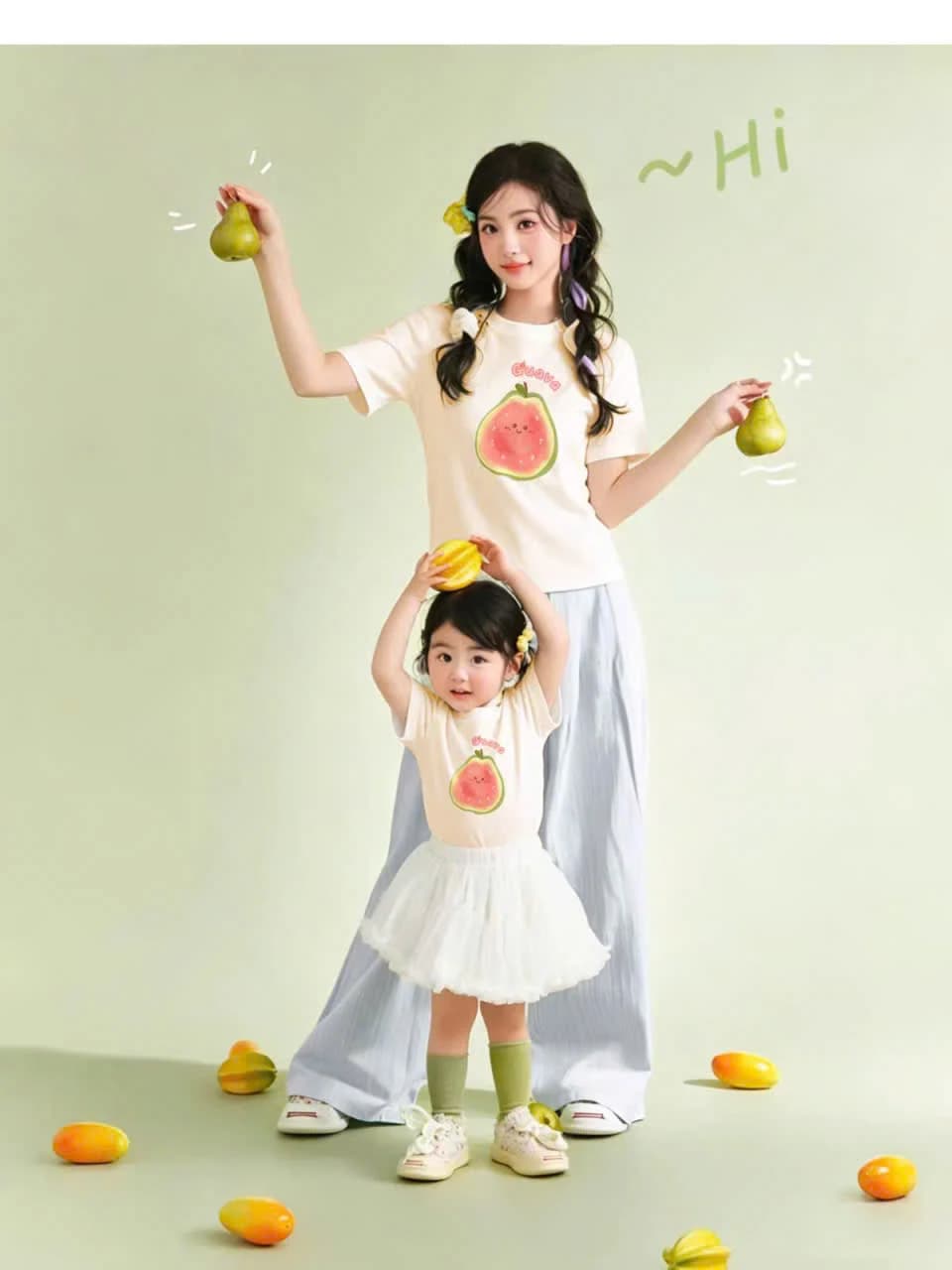 Áo Thun Gia Đình Bơ Ổi – Avocado Guava — ảnh 5