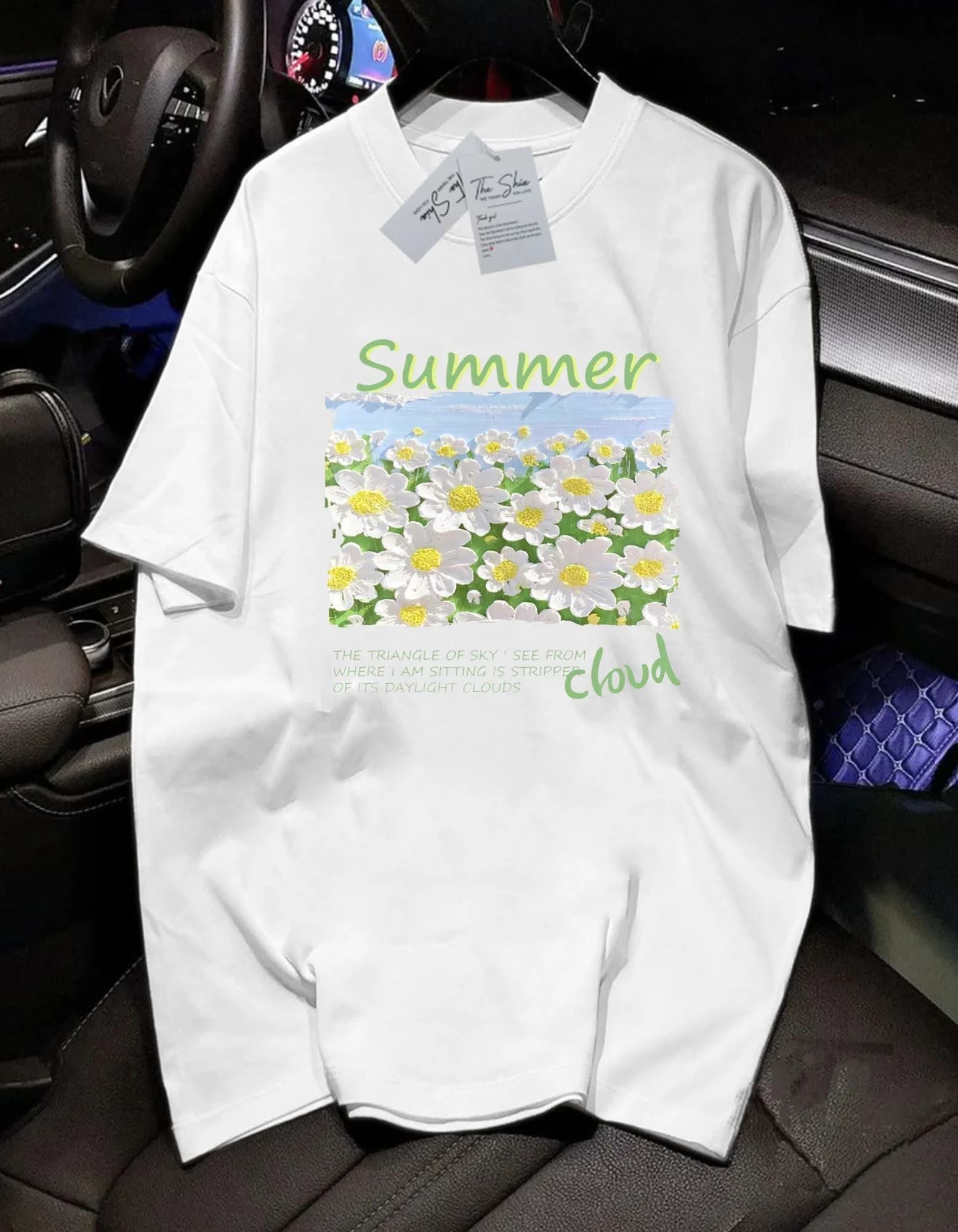 ÁO THUN HỌA TIẾT SUMMER POPPY — ảnh 5