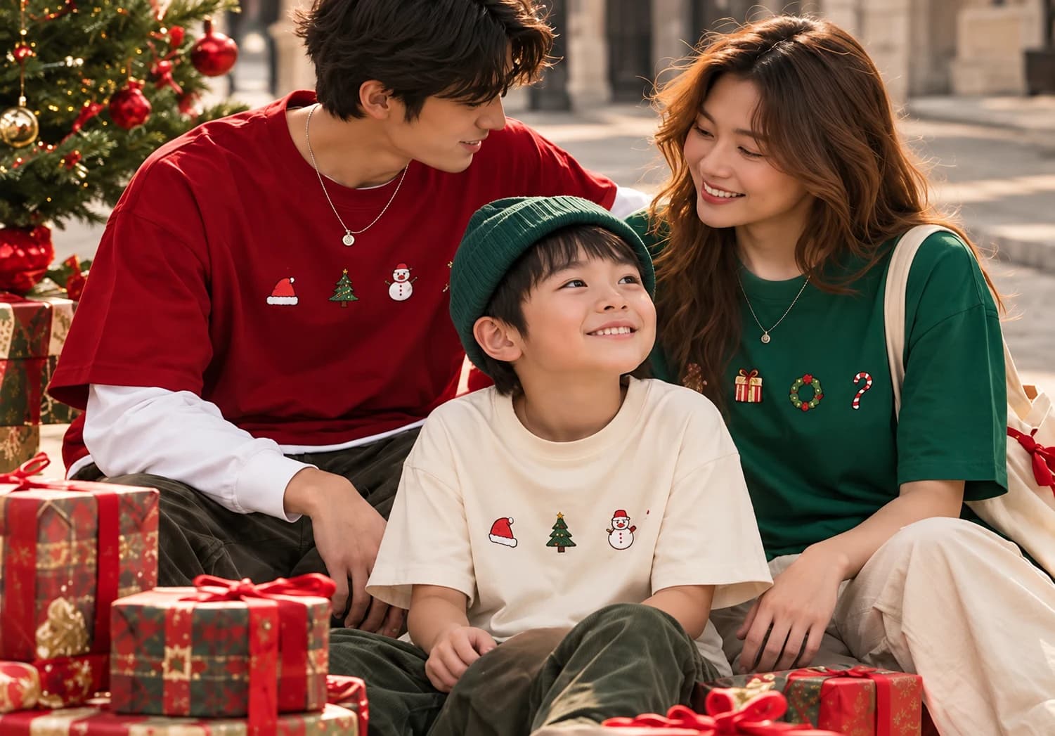 Christmas Graphic Family Tee – Áo Thun Gia đình Giáng Sinh — ảnh 4