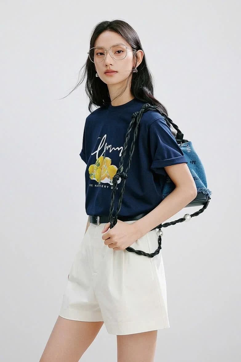 Áo thun nữ Lemon Print — ảnh 1