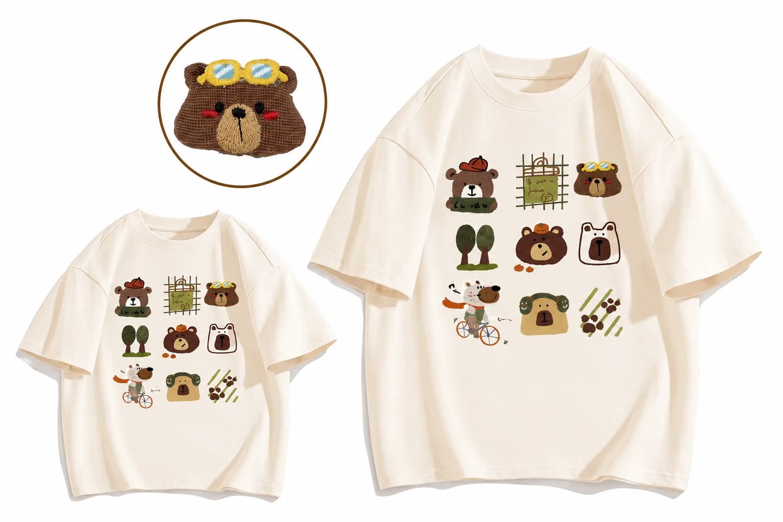 Áo thun gia đình họa tiết gấu dễ thương - Family Bear — ảnh 3