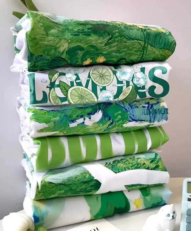 ÁO THUN HỌA TIẾT SUMMER GREENS
