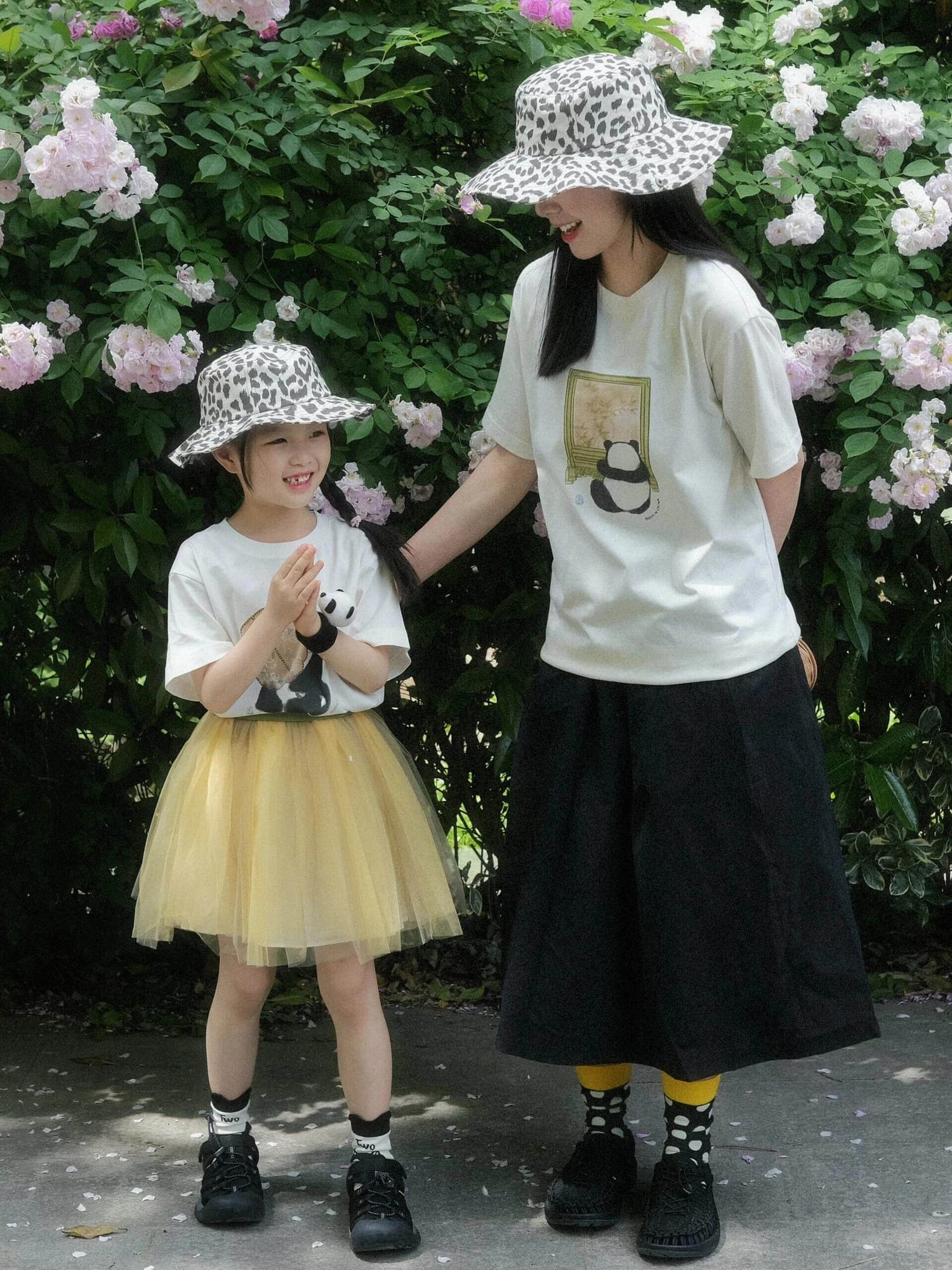 Áo thun gia đình Panda Family