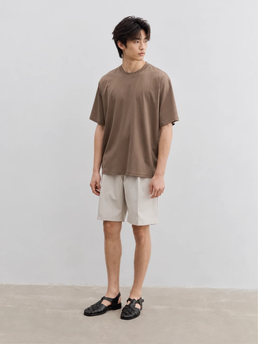 ÁO THUN TRƠN UNISEX FORM SUÔNG CACAO — ảnh 2
