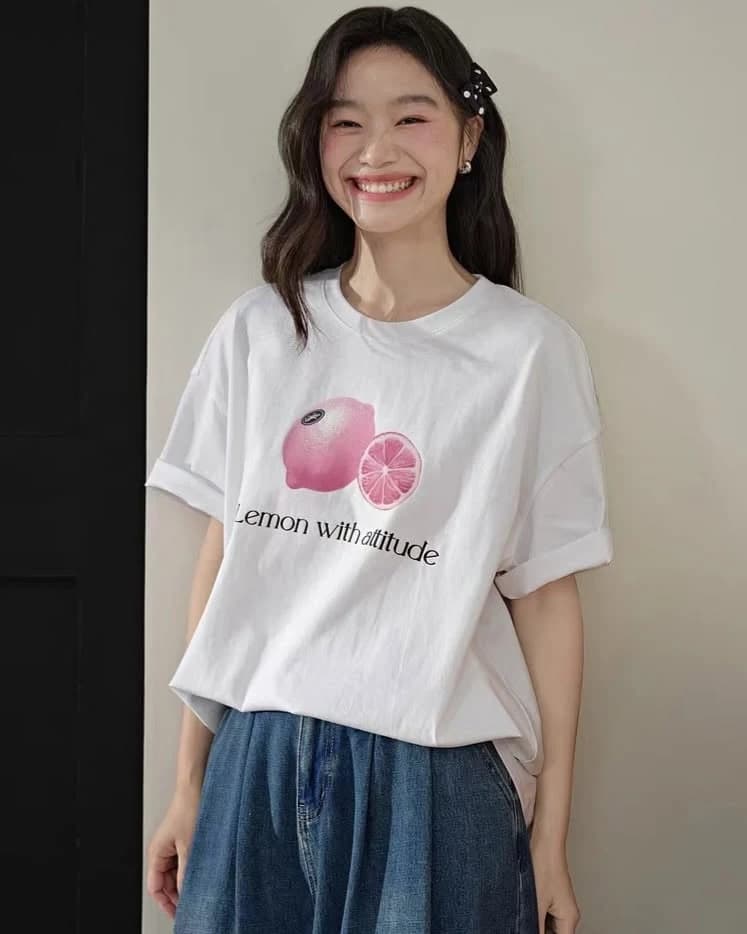 Áo thun nữ Lemon With Attitude — ảnh 3