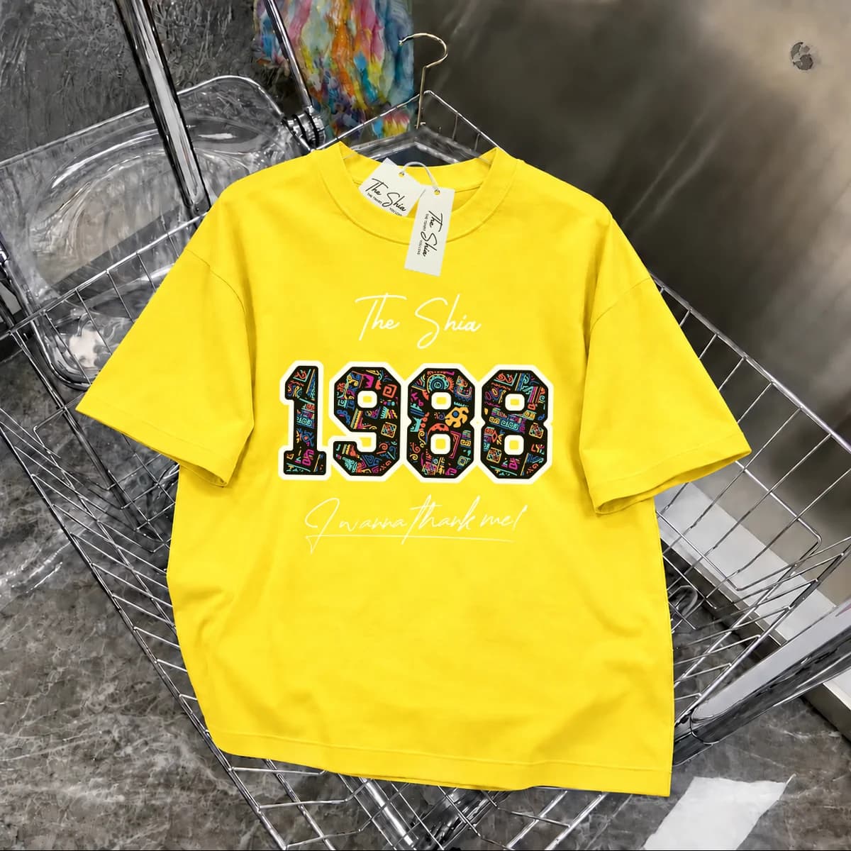 ÁO THUN NĂM SINH 1988 HỌA TIẾT THỔ CẨM — ảnh 2
