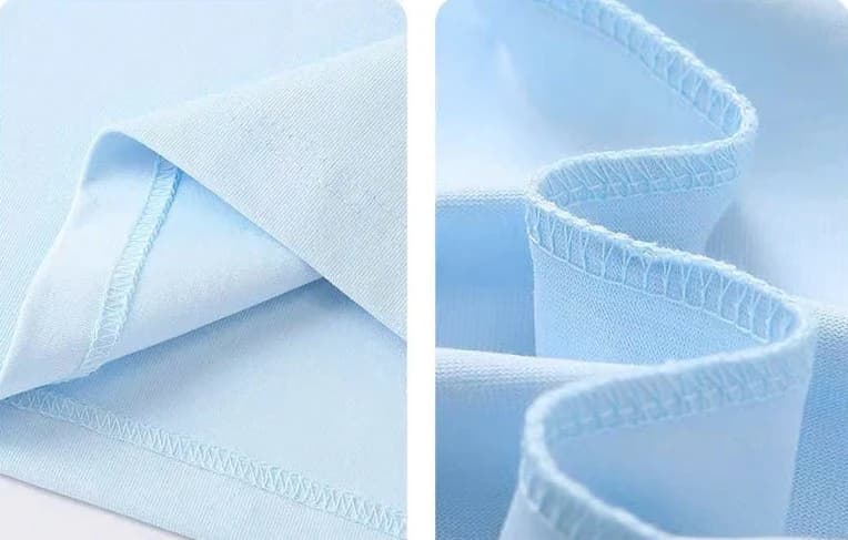 ÁO THUN TRƠN UNISEX FORM SUÔNG XANH BIỂN — ảnh 3