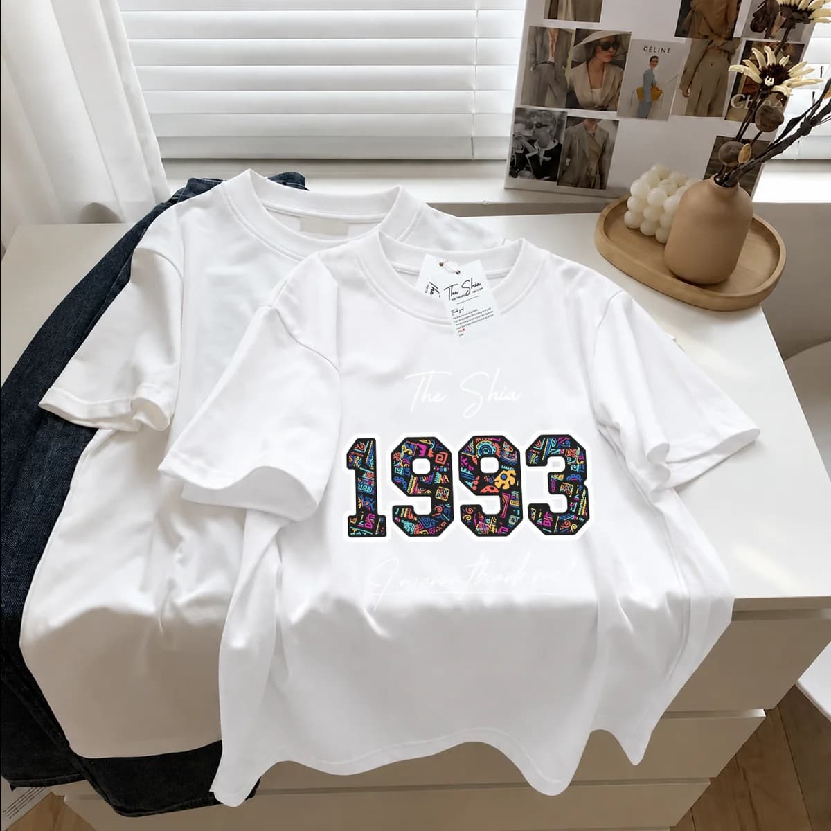 ÁO THUN NĂM SINH 1993 HỌA TIẾT THỔ CẨM — ảnh 8