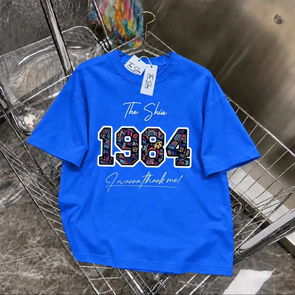 ÁO THUN NĂM SINH 1984 HỌA TIẾT THỔ CẨM — ảnh 5