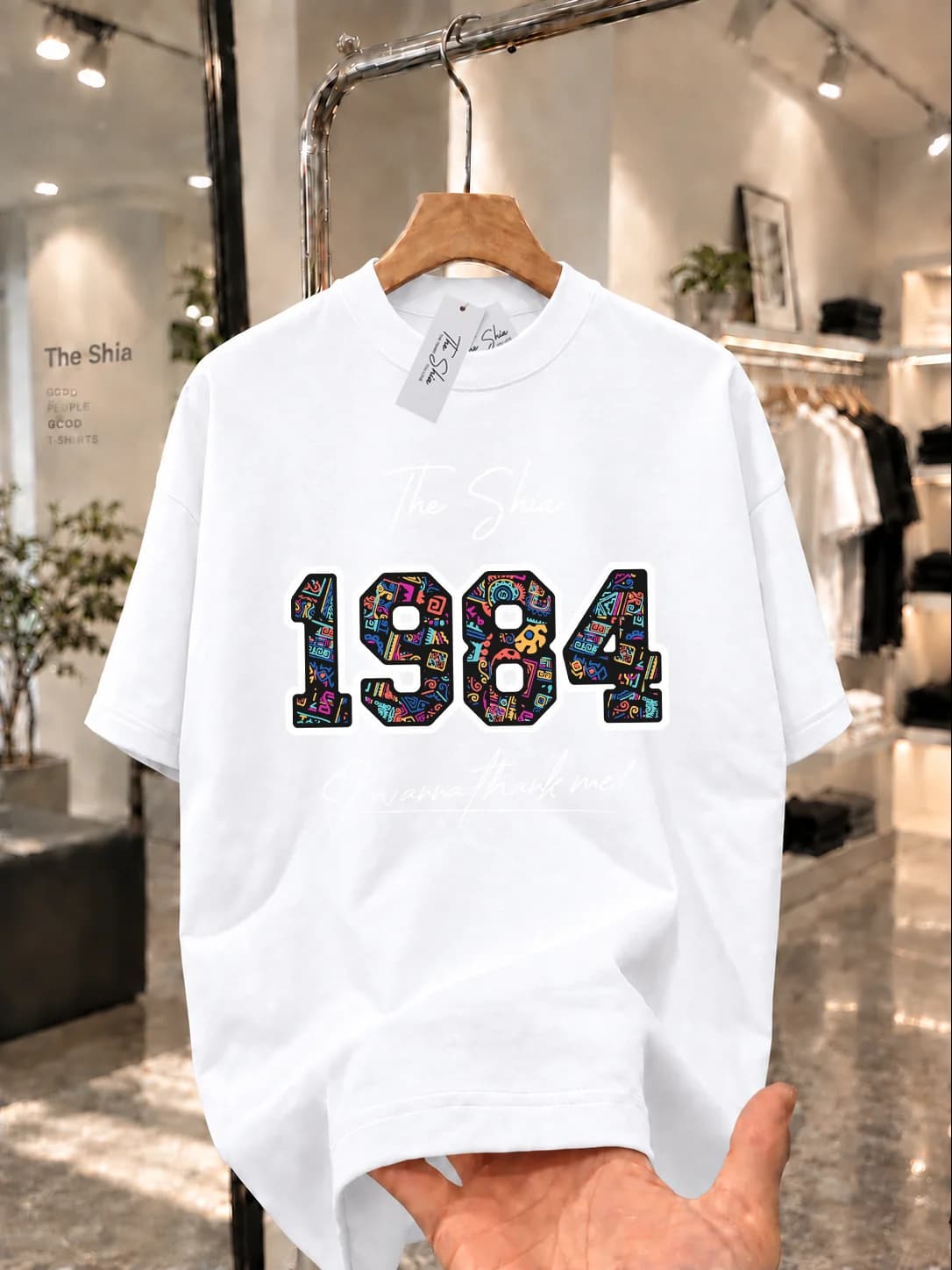 ÁO THUN NĂM SINH 1984 HỌA TIẾT THỔ CẨM — ảnh 8