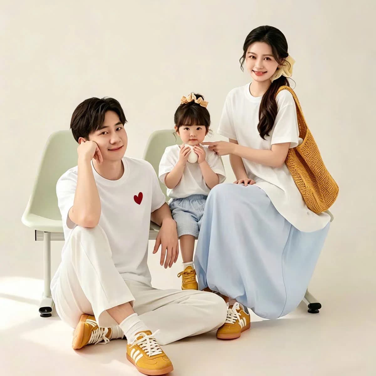 Áo thun gia đình trái tim mini - Family Heart — ảnh 3