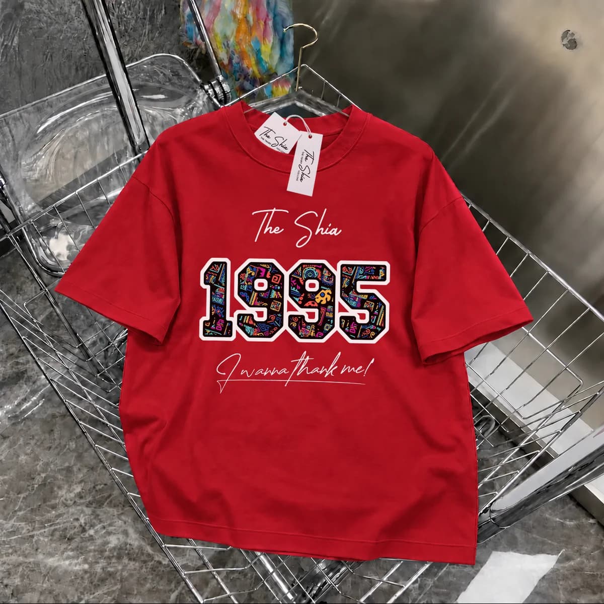 ÁO THUN NĂM SINH 1995 HỌA TIẾT THỔ CẨM — ảnh 4