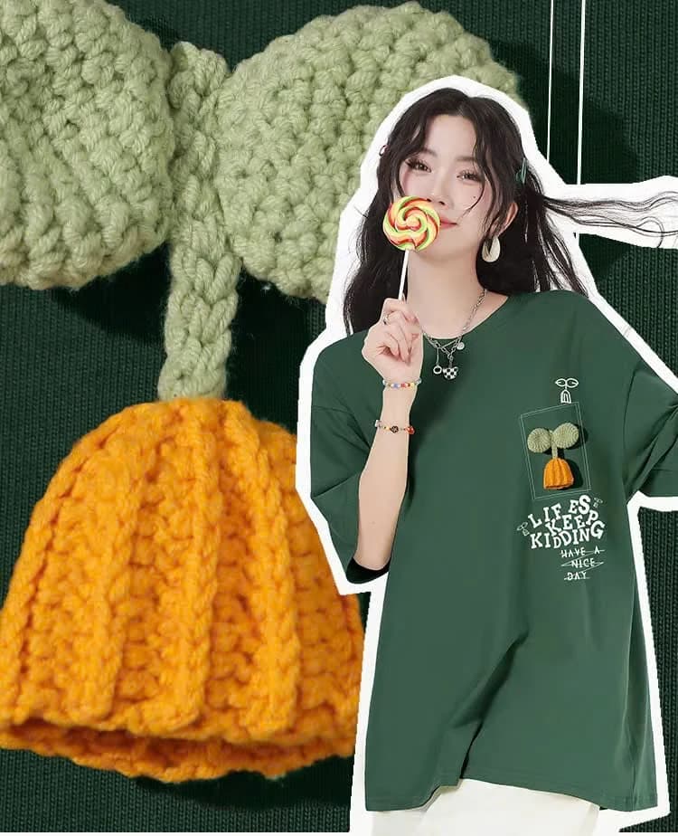 ÁO THUN THE SHIA CHARM - PUMPKIN BLOOM| Hoa Bí — ảnh 2
