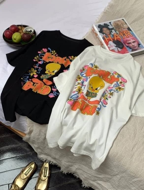 Áo thun nữ Tweety Early Bird Print — ảnh 4