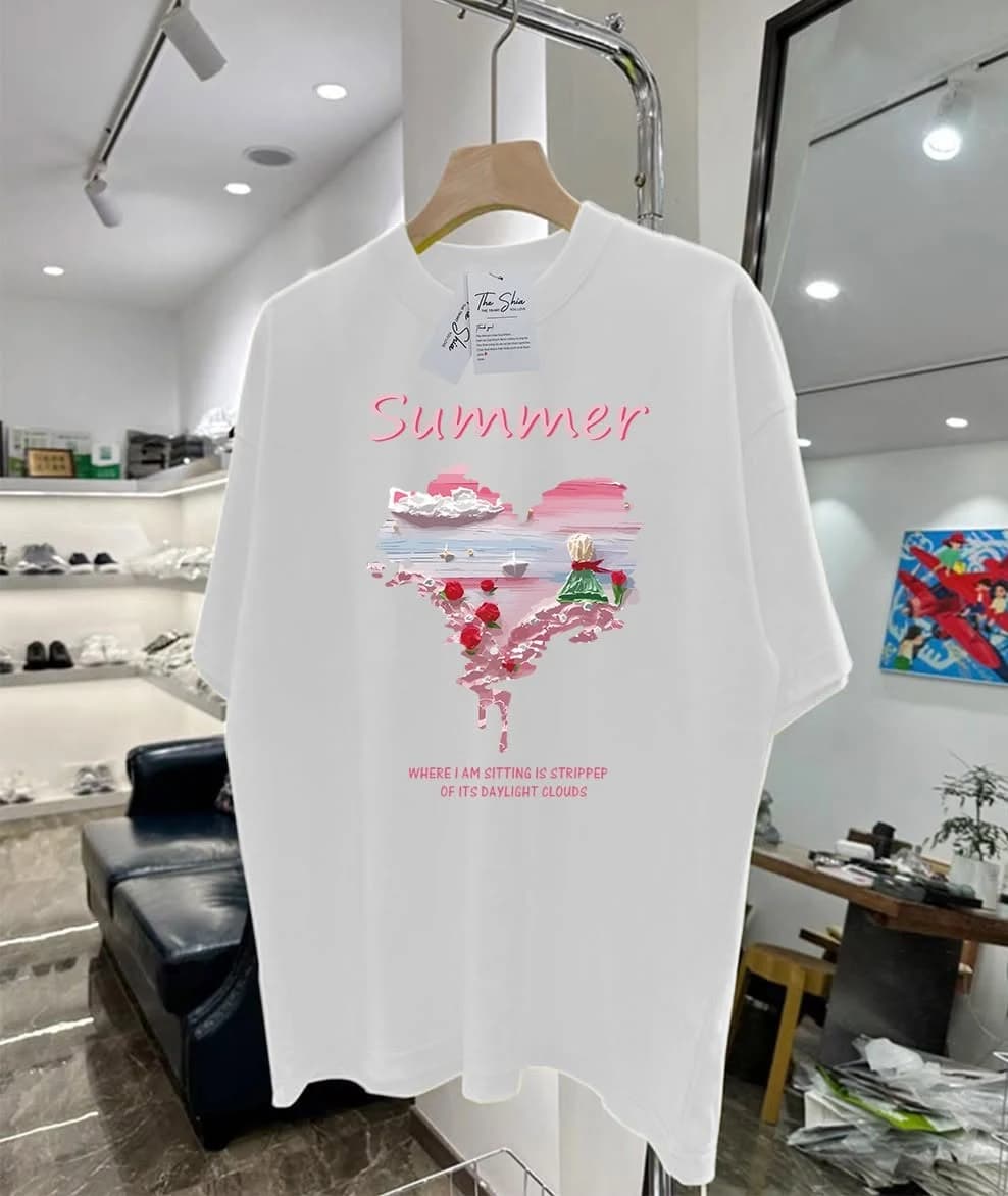 ÁO THUN HỌA TIẾT SUMMER POPPY — ảnh 6