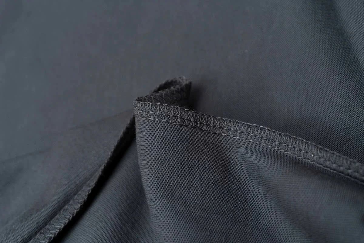 ÁO THUN TRƠN UNISEX FORM SUÔNG XÁM ĐẬM — ảnh 2