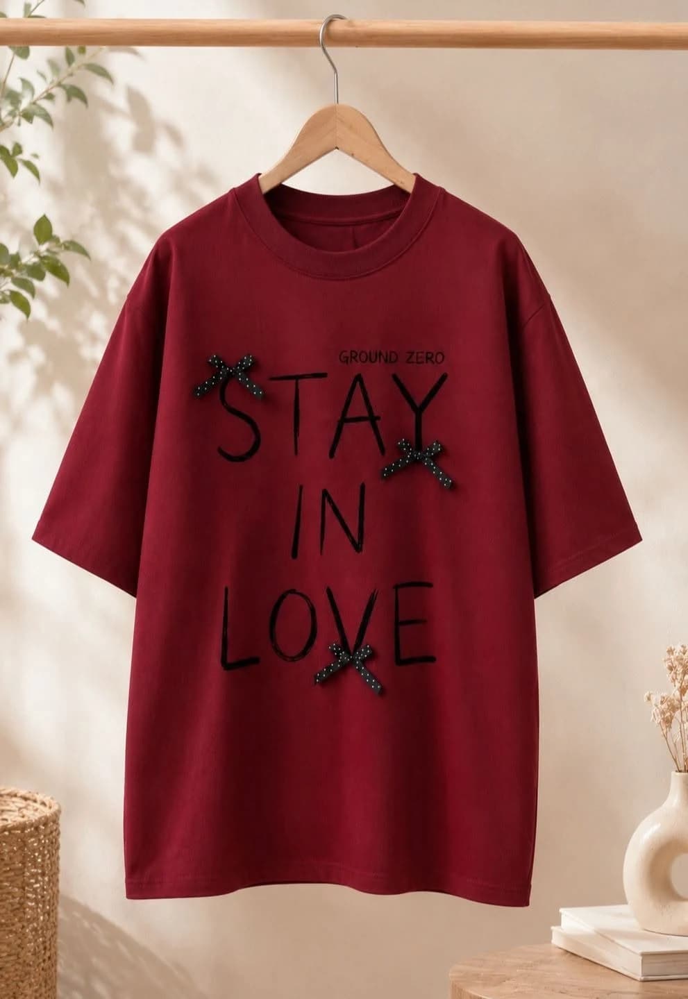 ÁO THUN THE SHIA CHARM - STAY IN LOVE