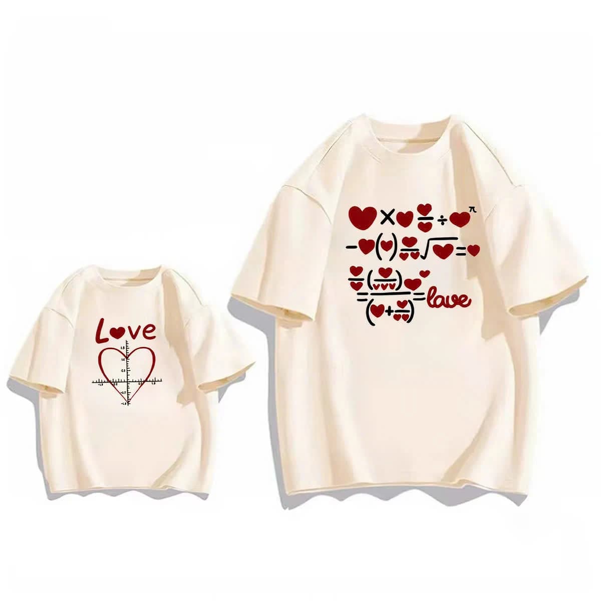 Áo Thun Gia Đình Love Equation – Họa Tiết Trái Tim — ảnh 2