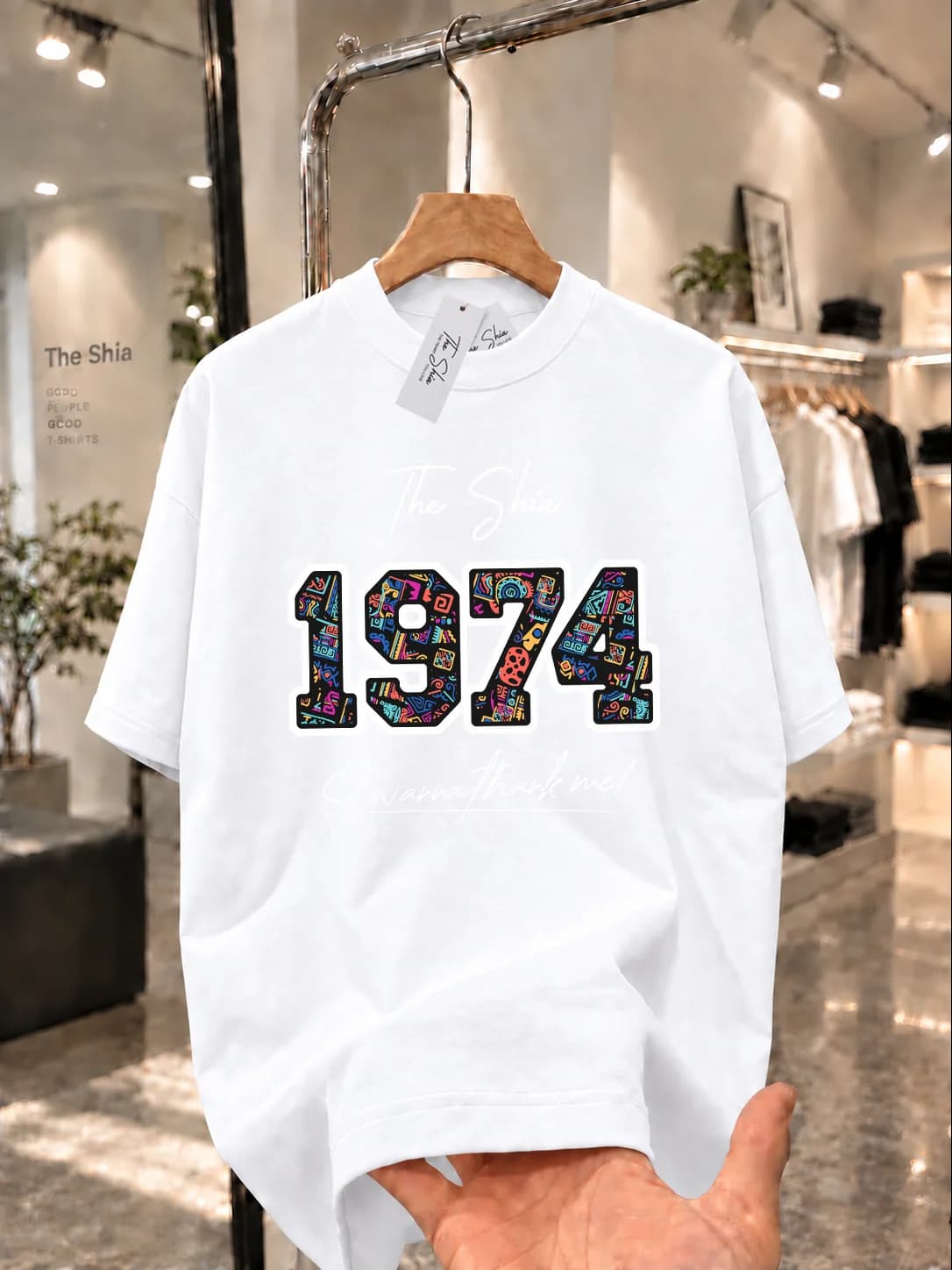 ÁO THUN NĂM SINH 1974 HỌA TIẾT THỔ CẨM — ảnh 8