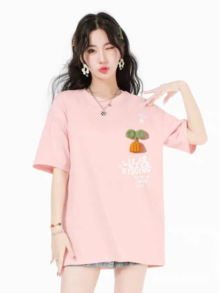 ÁO THUN THE SHIA CHARM - PUMPKIN BLOOM| Hoa Bí — ảnh 6