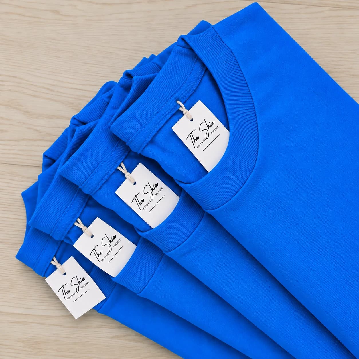 ÁO THUN TRƠN UNISEX FORM SUÔNG XANH YA — ảnh 2