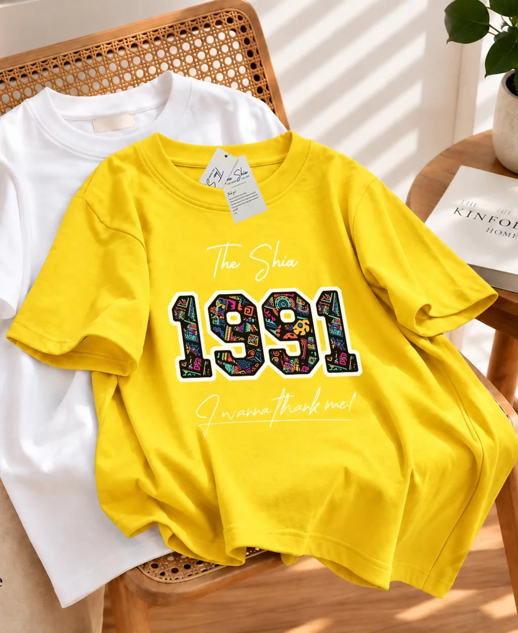 ÁO THUN NĂM SINH 1991 HỌA TIẾT THỔ CẨM — ảnh 9