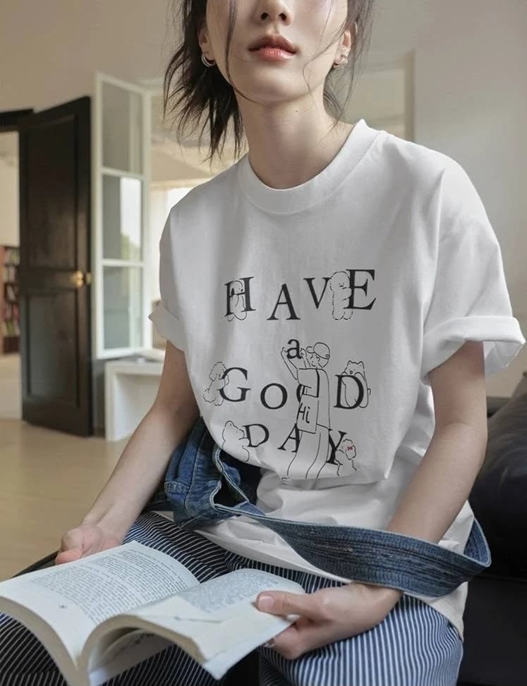 Áo thun nữ Have a Good Day — ảnh 4