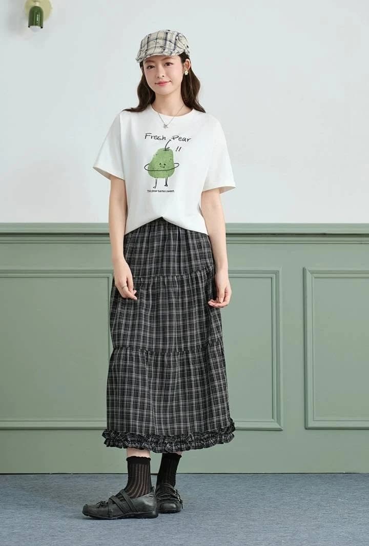Áo thun nữ Fresh Pear Print — ảnh 2