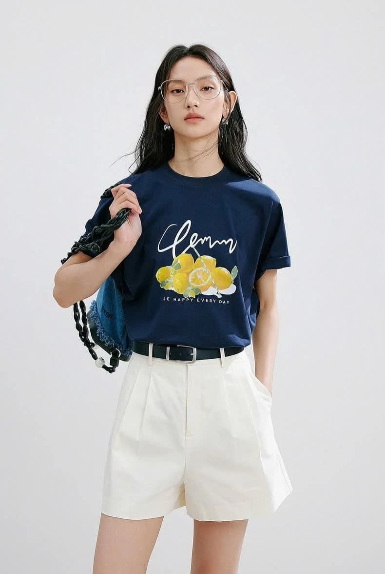 Áo thun nữ Lemon Print — ảnh 6