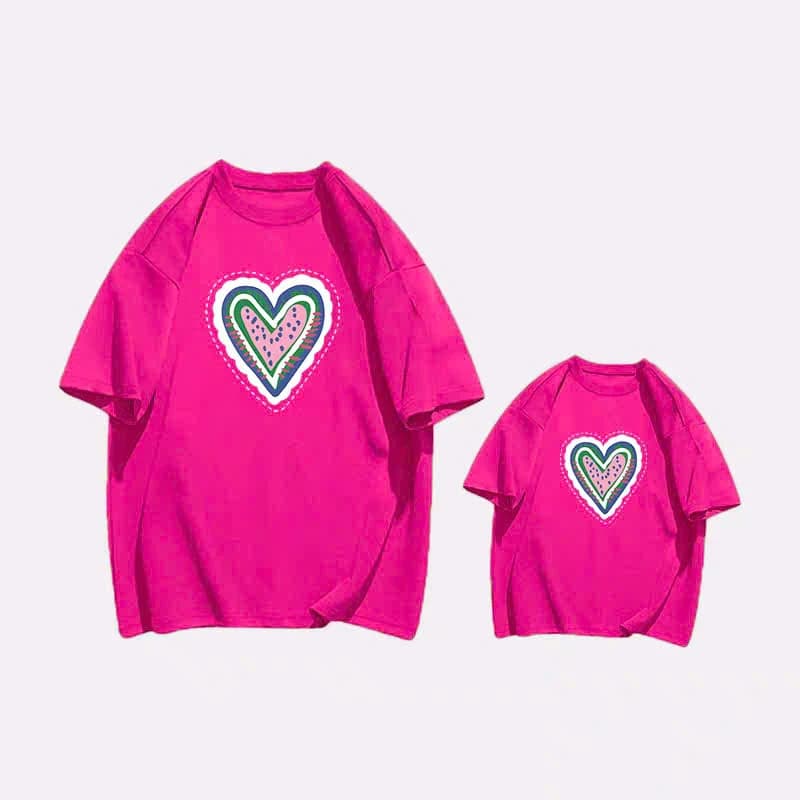 Áo Thun Gia Đình Colorful Heart — ảnh 6