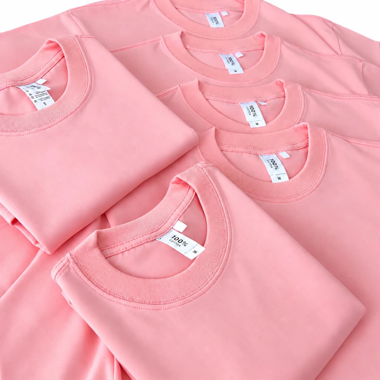 ÁO THUN TRƠN UNISEX FORM SUÔNG MÀU HỒNG DÂU — ảnh 1