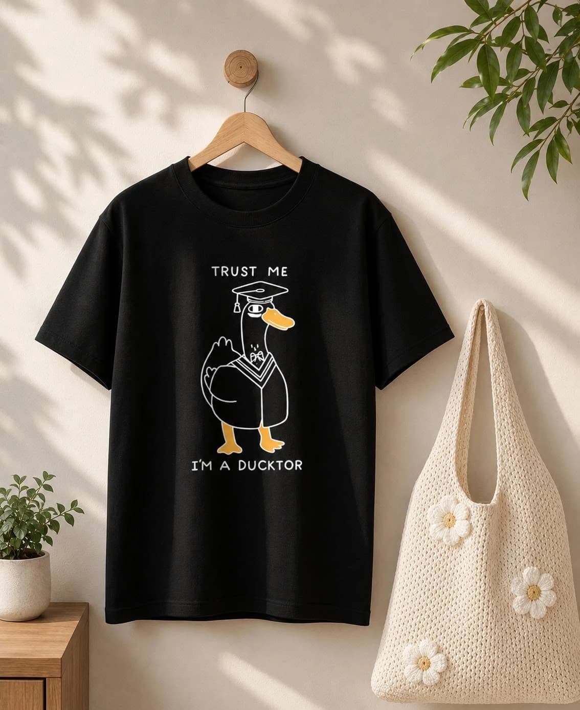: Áo Thun Nữ Trust Me I’m a Ducktor — ảnh 2