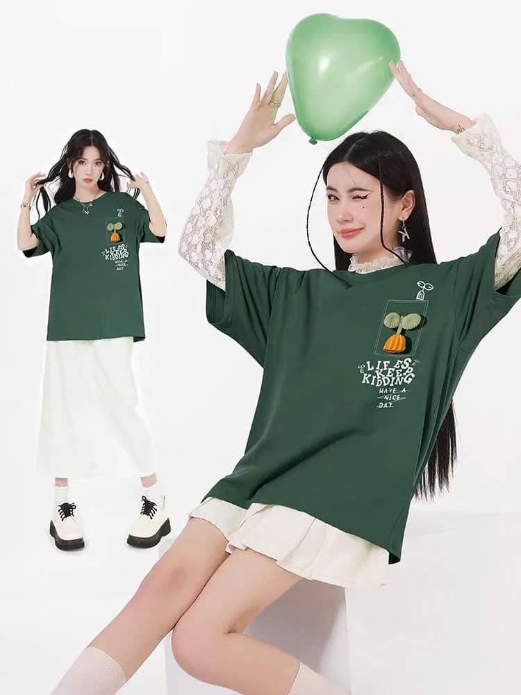 ÁO THUN THE SHIA CHARM - PUMPKIN BLOOM| Hoa Bí — ảnh 8